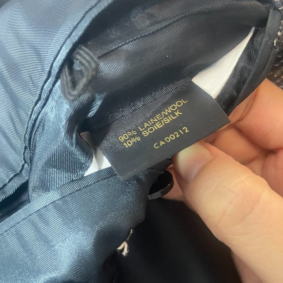 Samuelsohn Grey Striped Wool Silk Blazer Size 44 Formal Office - Picture 7 of 11